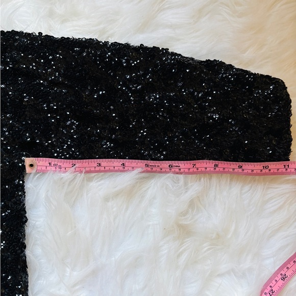 Unique Vintage Black Sequin Jacket - Picture 8 of 8